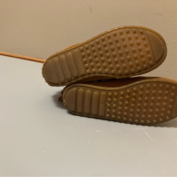 Minnetonka Double Fringe, Side Zip, Western Boots, Brown - Size 11 (VGUC) - Picture 7 of 10